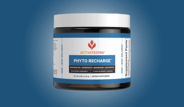 ActivatedYou Essential Skin Food supplement bottle.