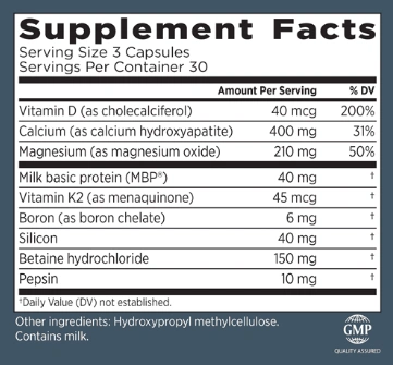 BioCal Bone Support Ingredients