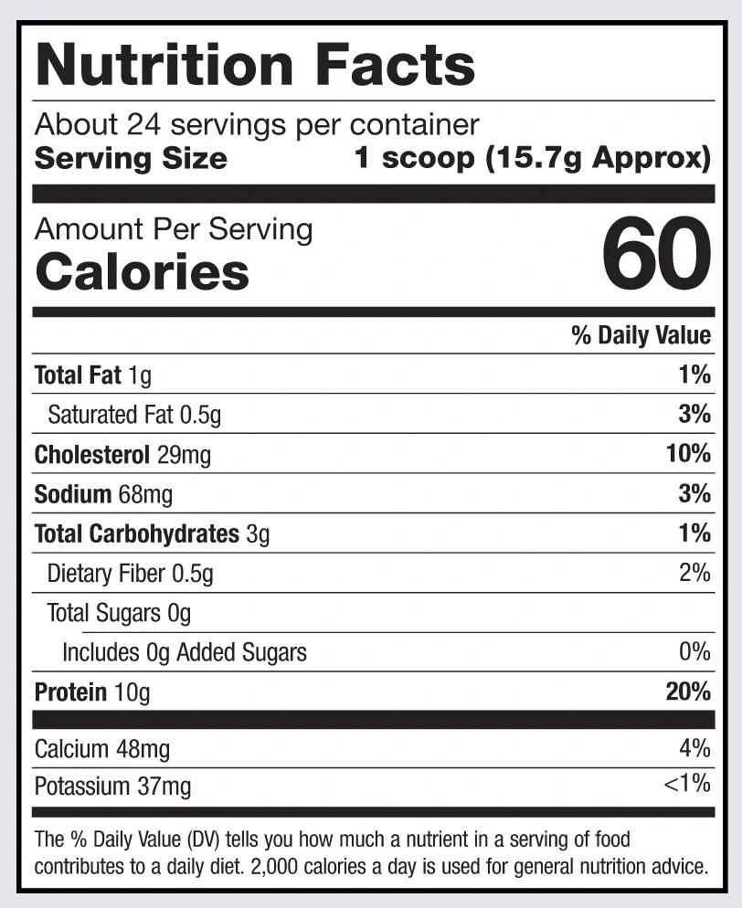 Javvy Protein Coffee ingredients