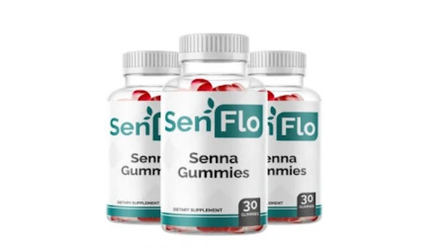 SenFlo Senna Gummies bottle for natural digestive support.