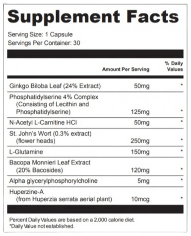 longevity nutritionals balance formula Ingredients