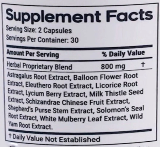 plantsulin ingredients list