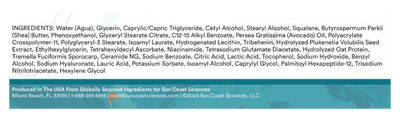 total night cream ingredients