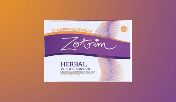 Zotrim natural weight loss supplement bottle for appetite control.